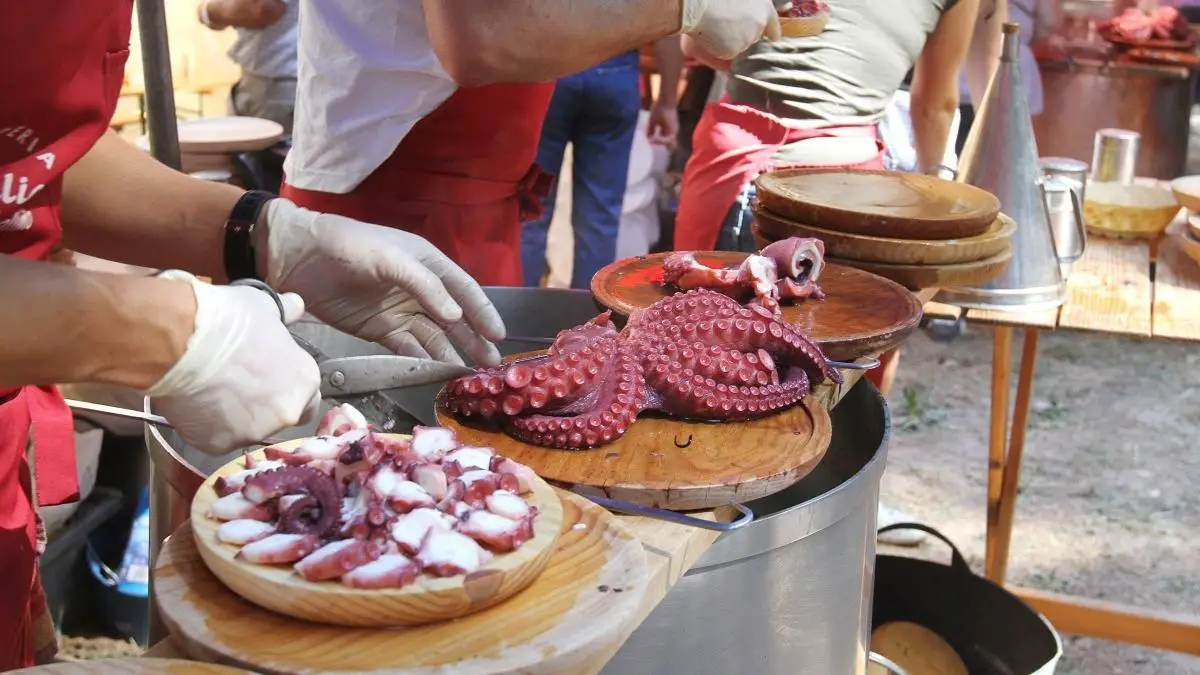 Feria del pulpo en Ourense