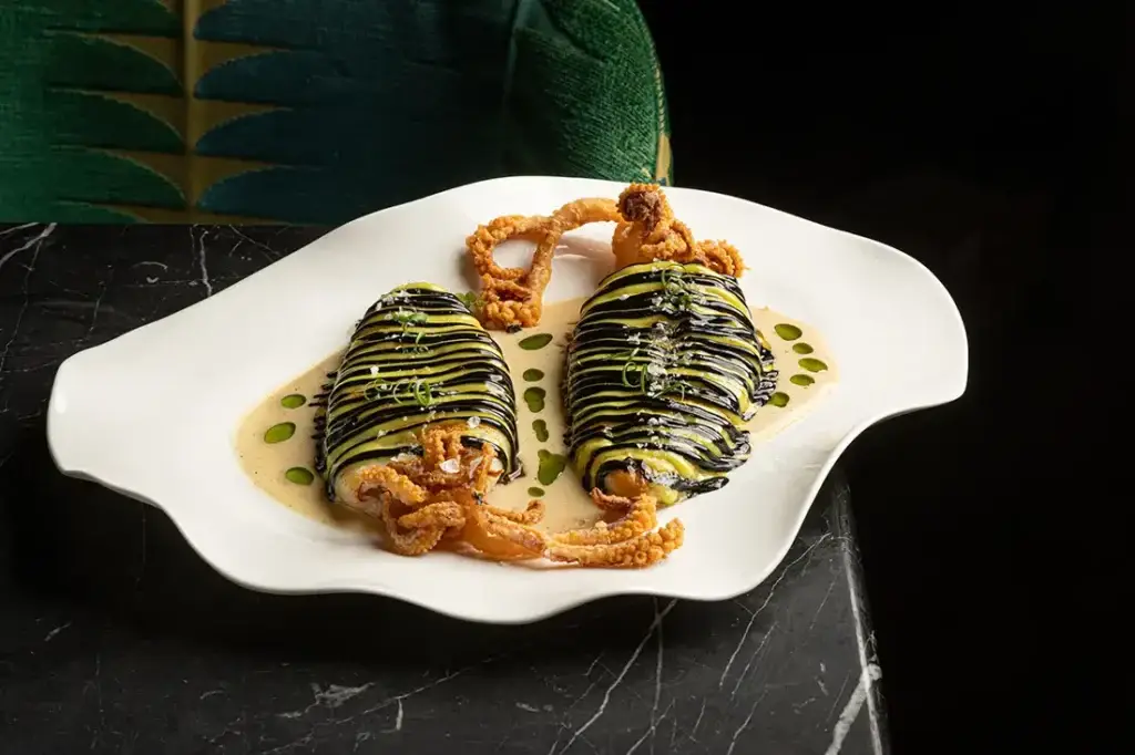 Chipirón de anzuelo con vichyssoise